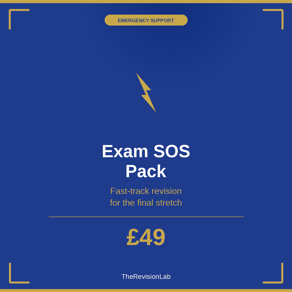 Exam SOS Pack — A-Level