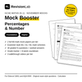 GCSE Maths Mock Booster: Percentages & Number cover